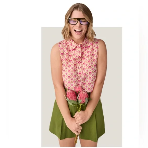 ⬇️NWOT Cabi Bungalow Top Size S - Picture 1 of 9